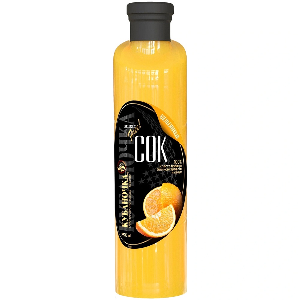 Сок Кубаночка Апельсиновый 0.75 л - интернет-магазин Близнецы