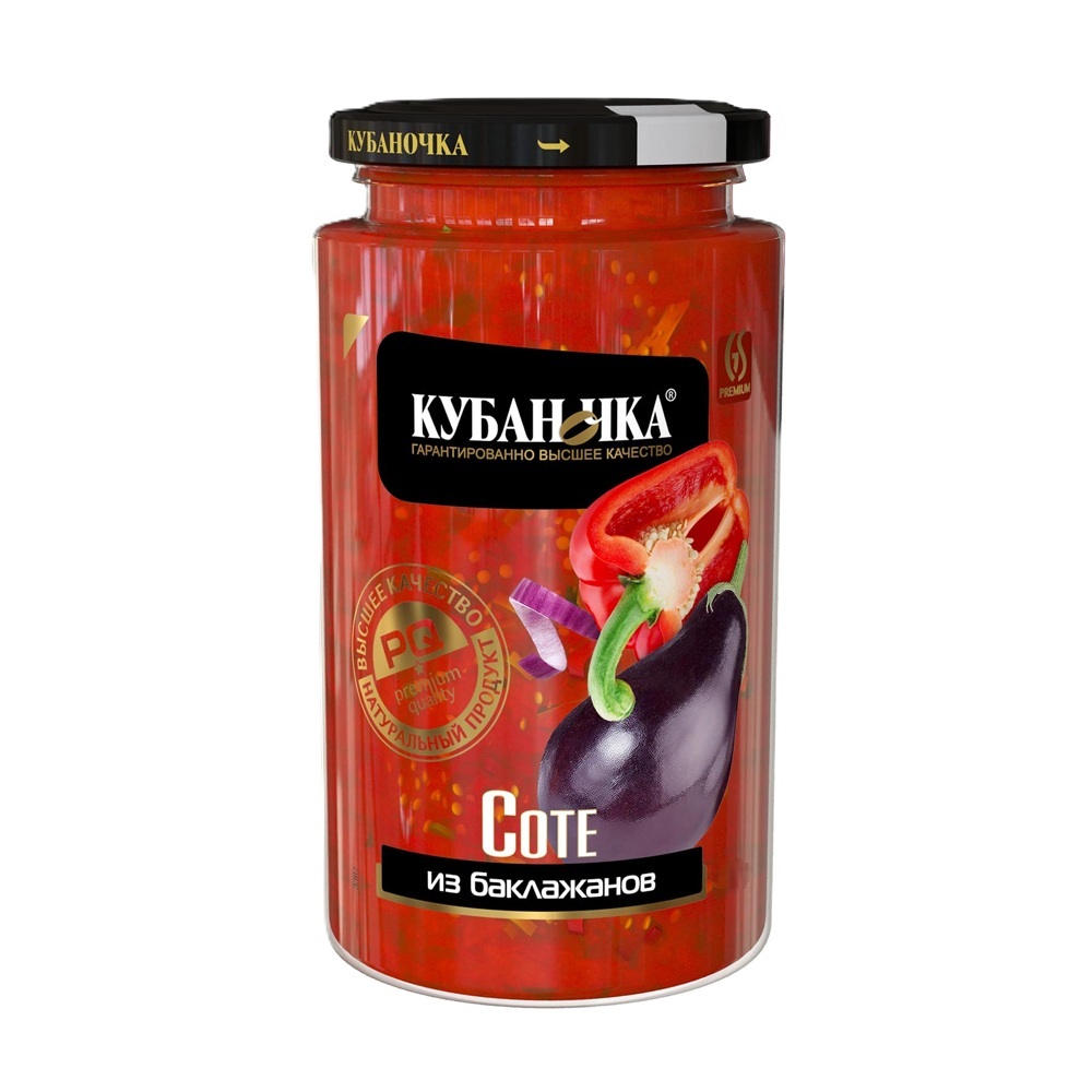 Соте из баклажанов  Кубаночка  360г бан - интернет-магазин Близнецы