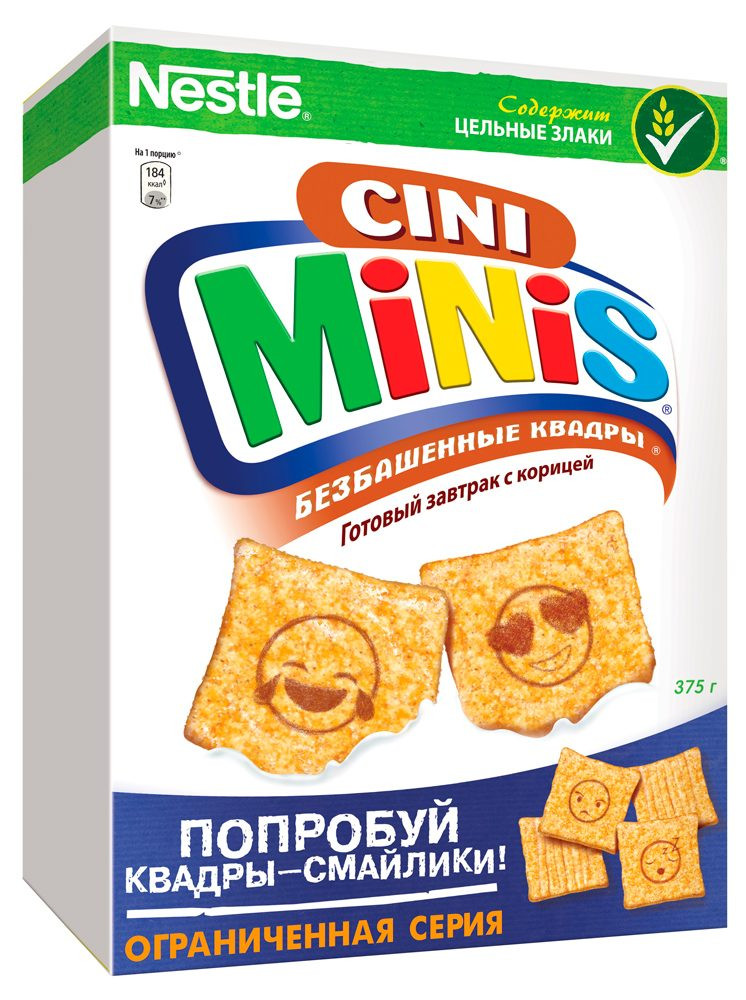 Сухой завтрак Нестле Сини-Минис 375 г.