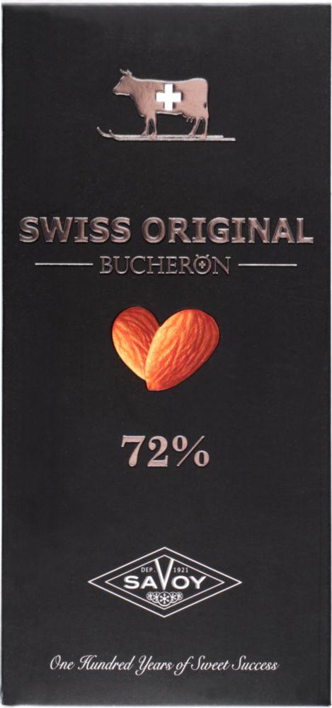 Шоколад BUCHERON ORIGINAL горький  с миндалем  Россия   - интернет-магазин Близнецы