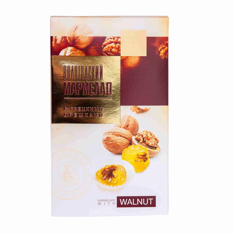 Мармелад с грецким орехом  Вологда  280г - интернет-магазин Близнецы
