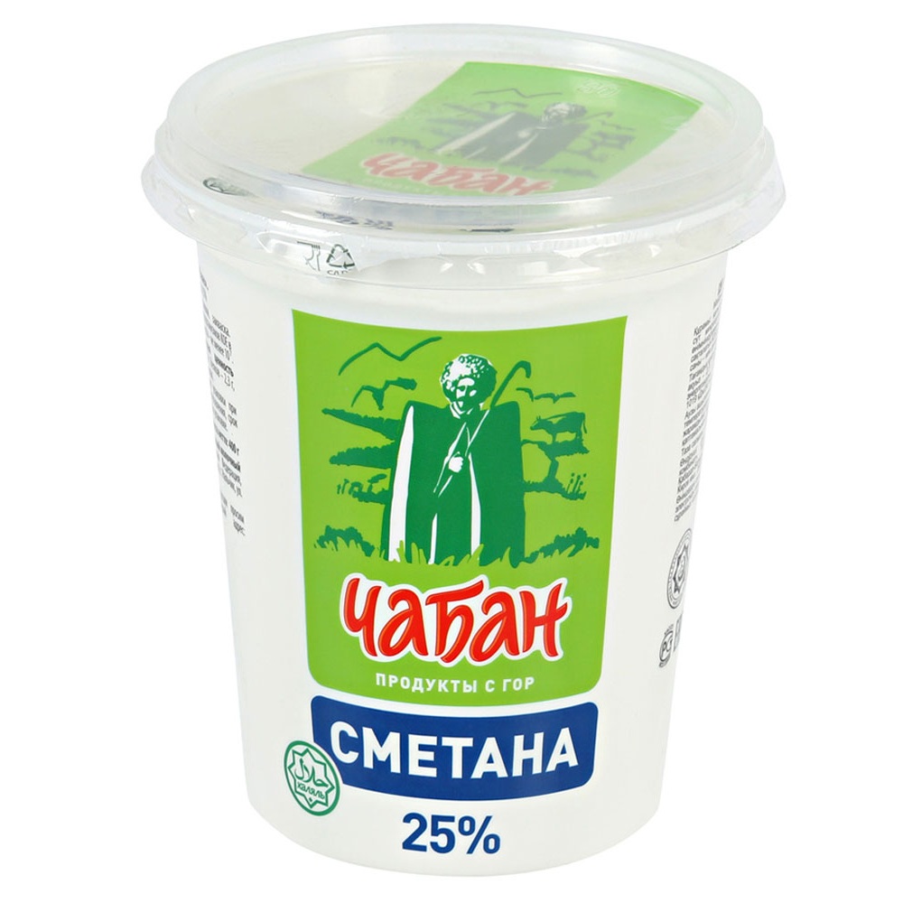 Сметана Чабан 25%, 300 г