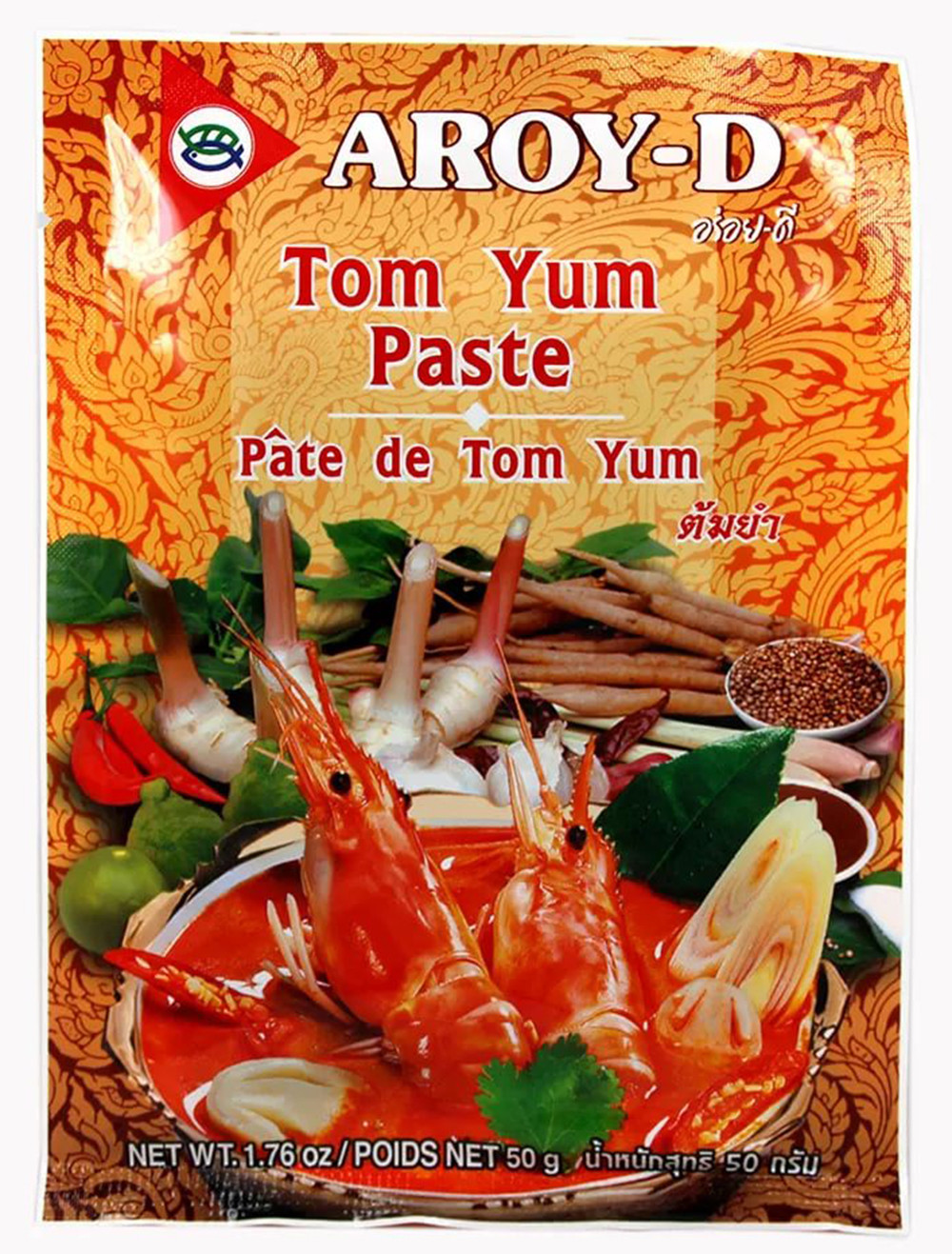 Паста Том Ям кисло-сладкая AROY-D  Тайланд  50г - интернет-магазин Близнецы