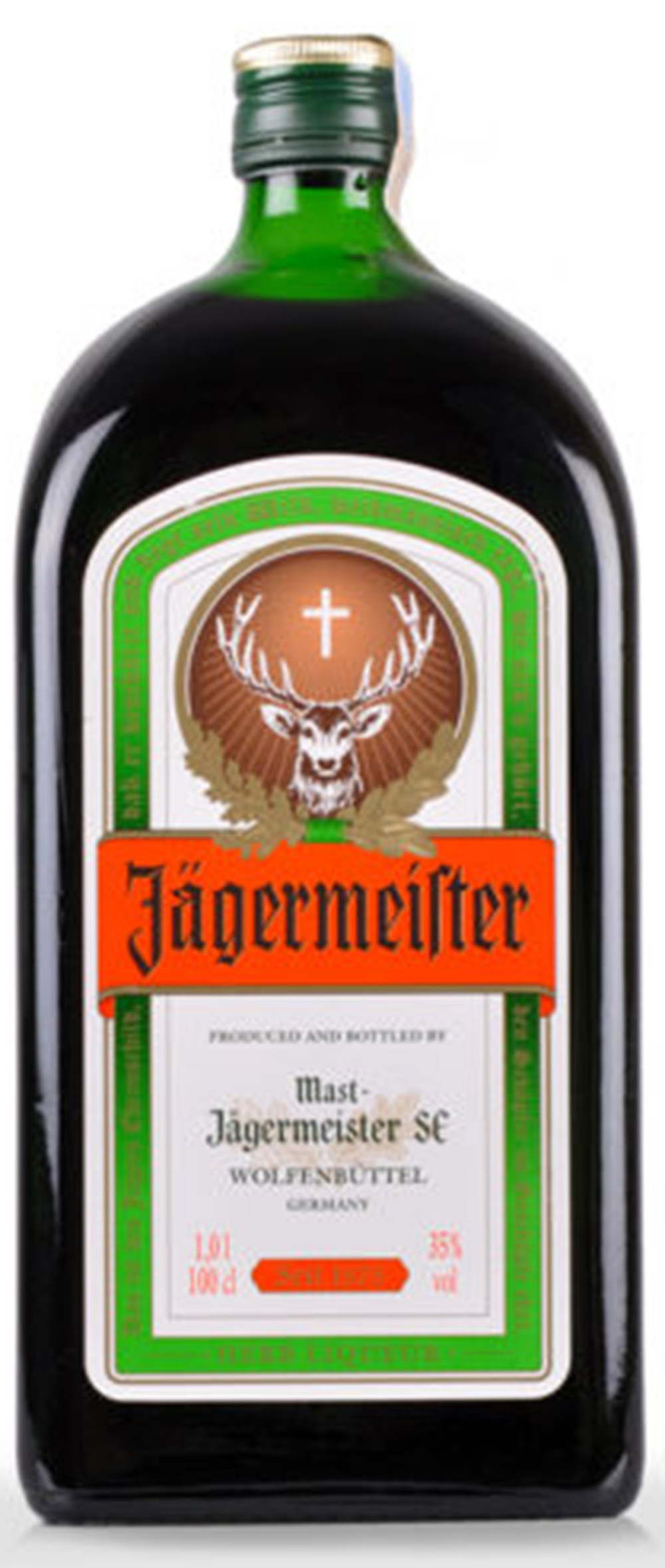 Ликер Ягермайстер 1.0 л  Германия  - интернет-магазин Близнецы