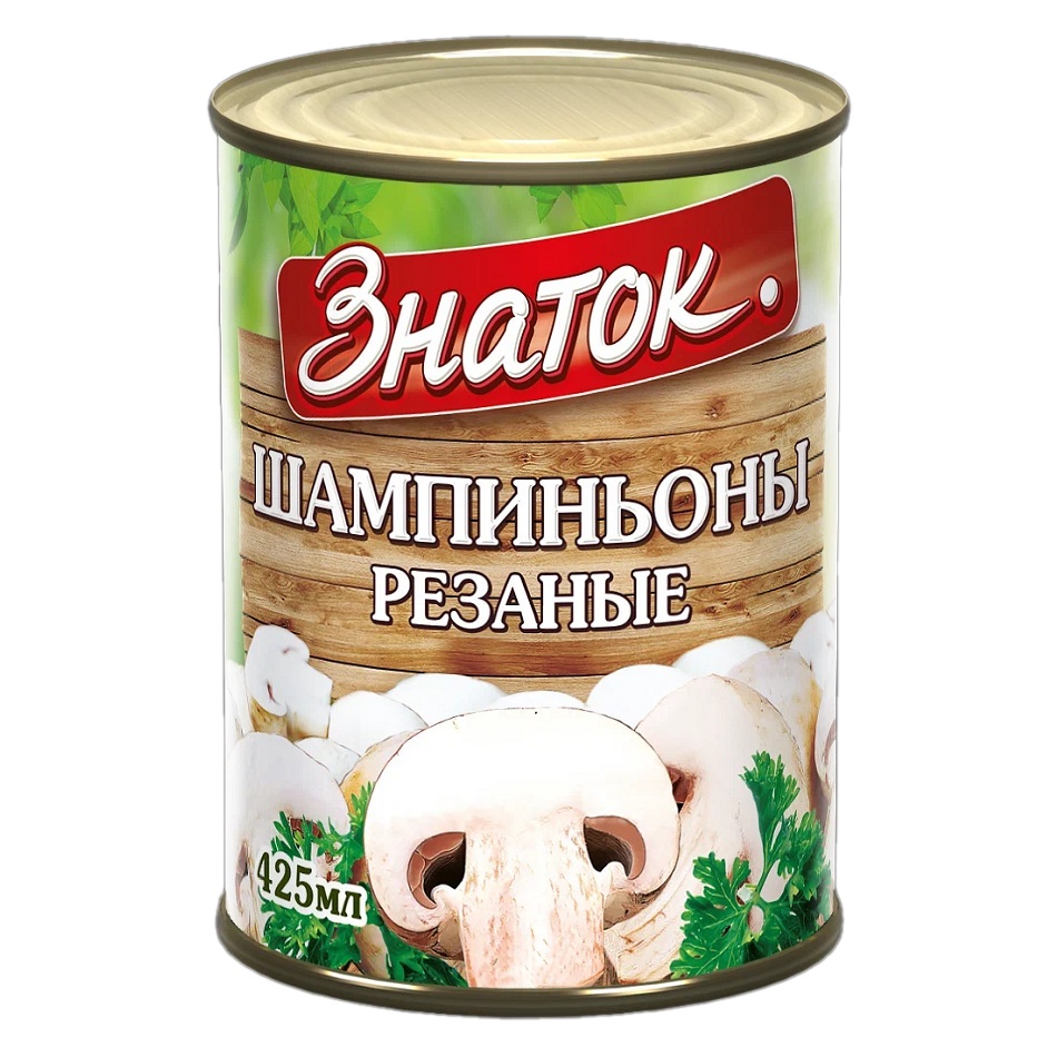 Грибы Шампиньоны резаные Знаток - интернет-магазин Близнецы