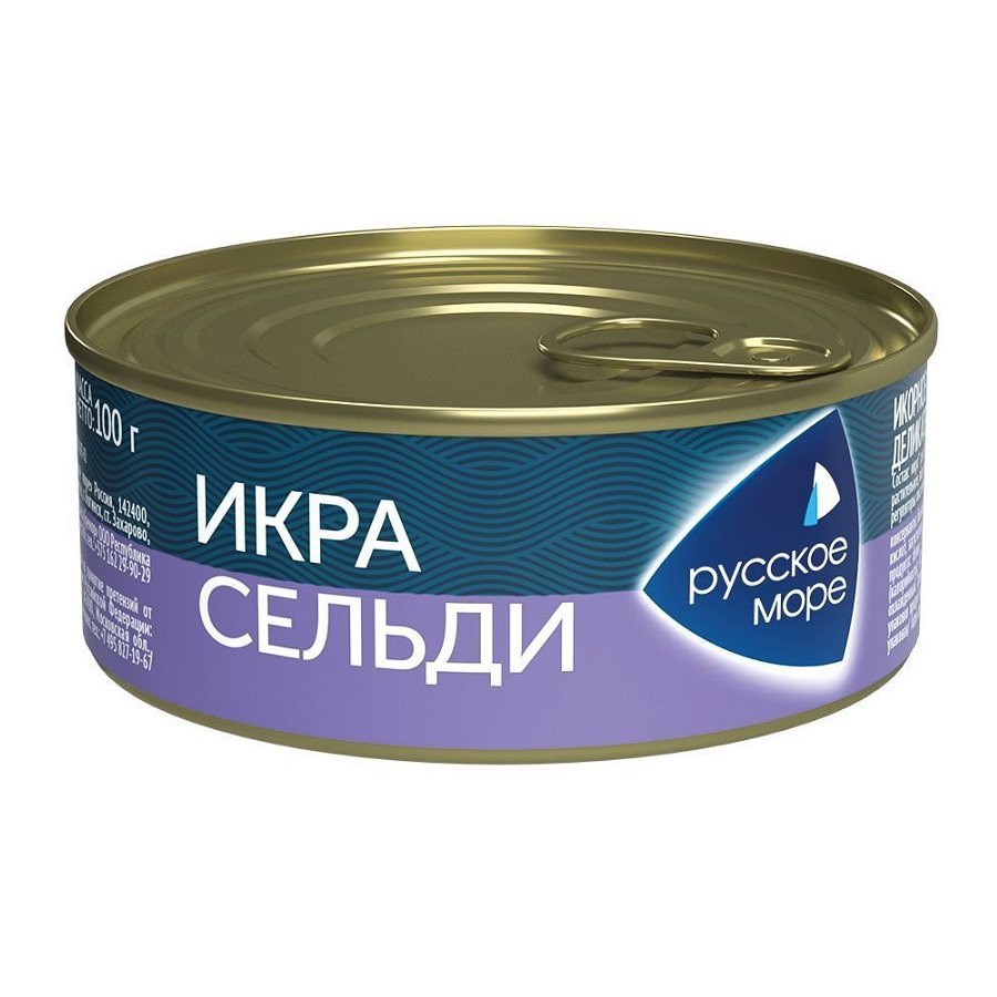 рм Икра сельди Люкс Русское Море 100г шт - интернет-магазин Близнецы