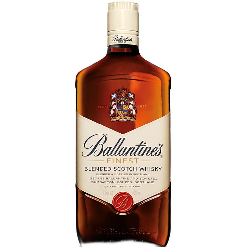 Виски Баллантайнс Файнест 1.0 л  Шотландия  - интернет-магазин Близнецы