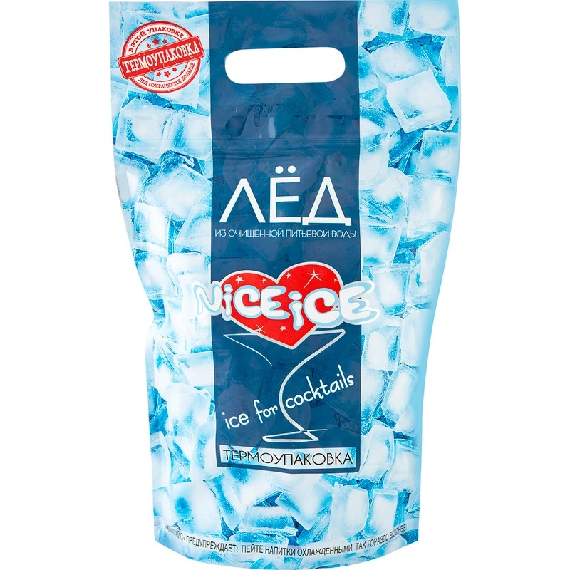 ЛЕД ДЛЯ НАПИТКОВ "НАЙС АЙС" в термоупаковке  - интернет-магазин Близнецы
