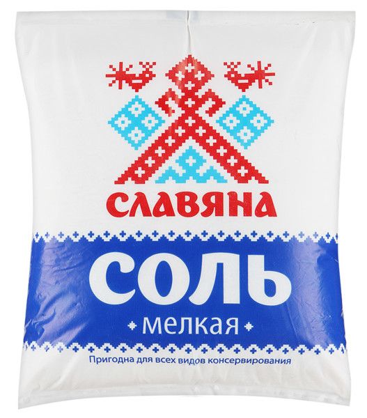 Соль мелкая Славяна 1000г - интернет-магазин Близнецы