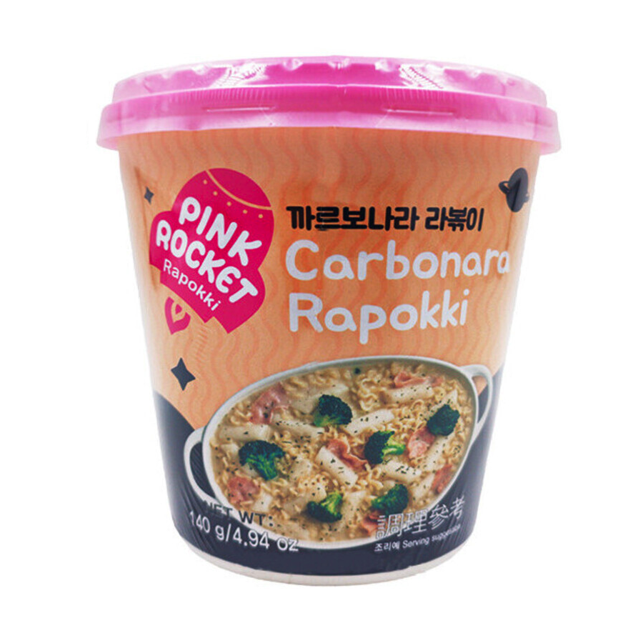 Рисовые Рапокки Клецки с лапшой Карбонара140г стак  Корея  - интернет-магазин Близнецы