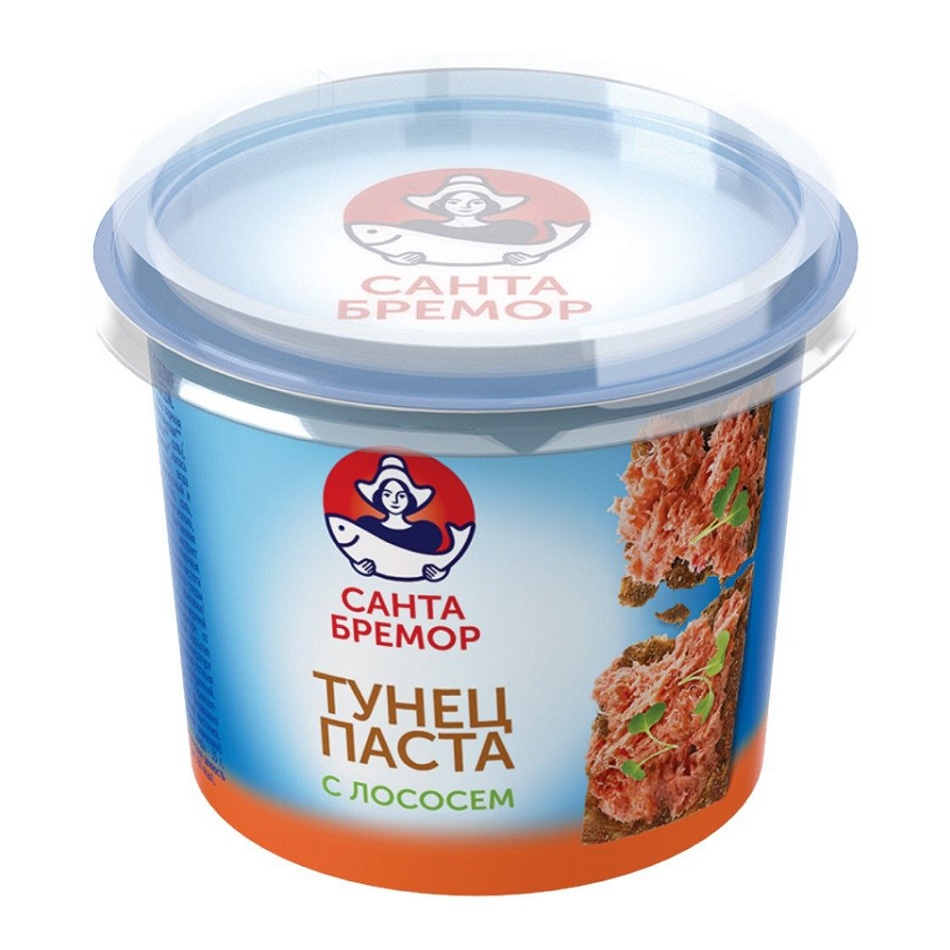 Паста с тунцом и лососем  Санта Бремор  140г - интернет-магазин Близнецы