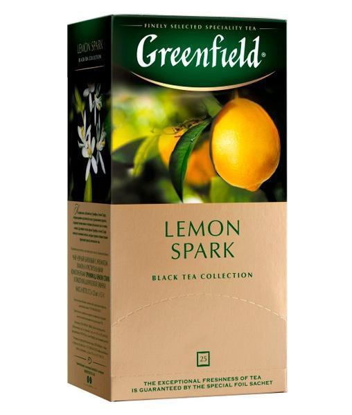 Чай Greenfield Lemon Spark черный 25 пакетиков