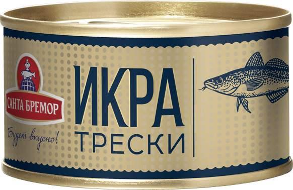 Икра трески   Бремор  130г - интернет-магазин Близнецы