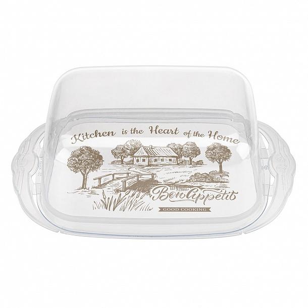 Масленка Пл С Декором 18см   433227801       - интернет-магазин Близнецы