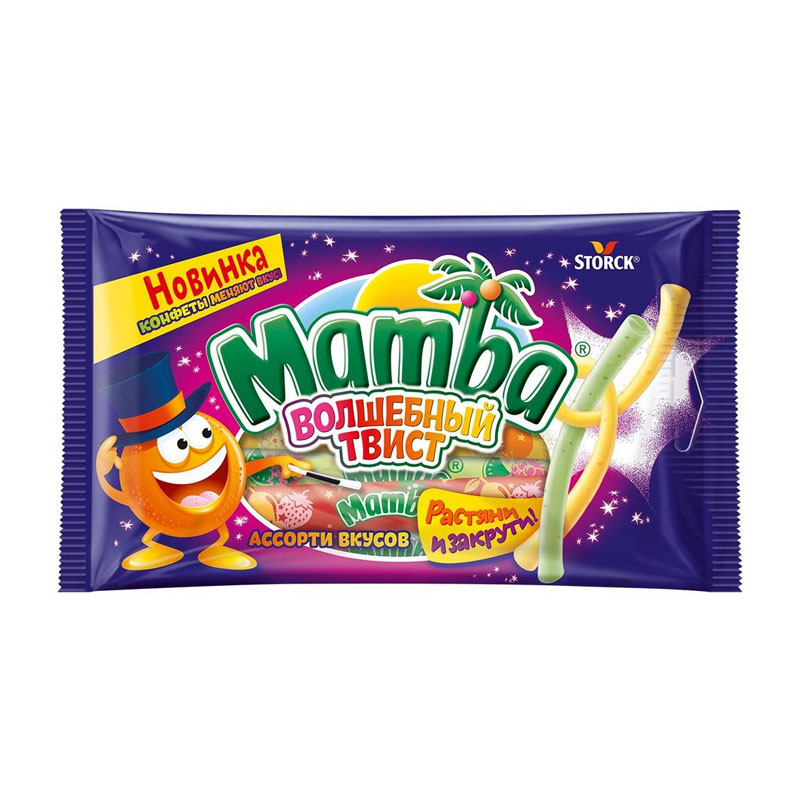 Мармелад жеват Мамба Волшебный Твист - интернет-магазин Близнецы