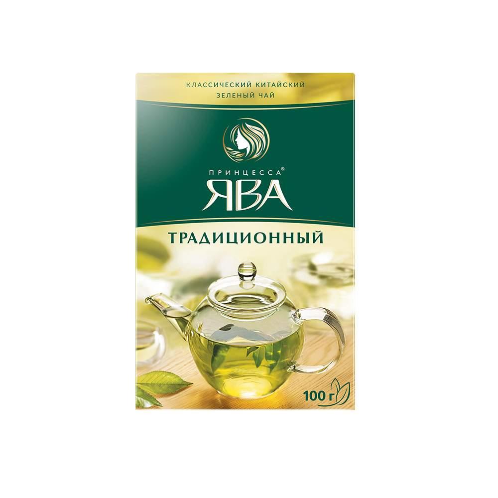 Чай Принцесса Ява зеленый листовой традиционный 100г.