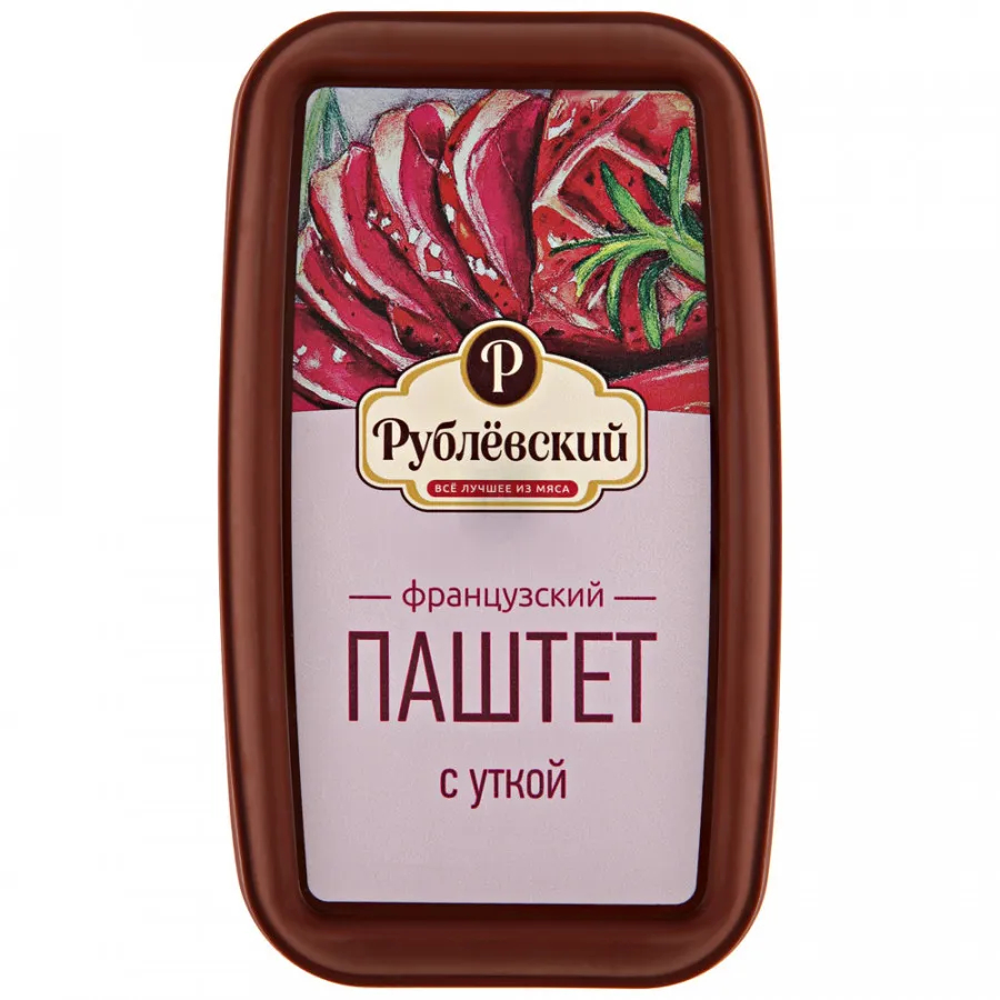 Паштет Французский с уткой  Рублевский  175г - интернет-магазин Близнецы