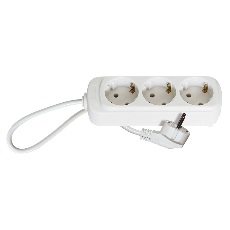 Эл Удлин Спутник 3роз 3.0м 10А земл УК-303М - интернет-магазин Близнецы