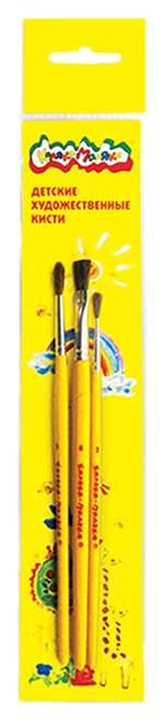 Наб Кистей худож Каляка-Маляка 3шт  - интернет-магазин Близнецы