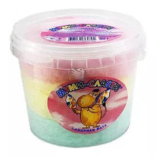 Сладкая Вата Муми Сласти апельсин,мята,ежевика шт 50г - интернет-магазин Близнецы