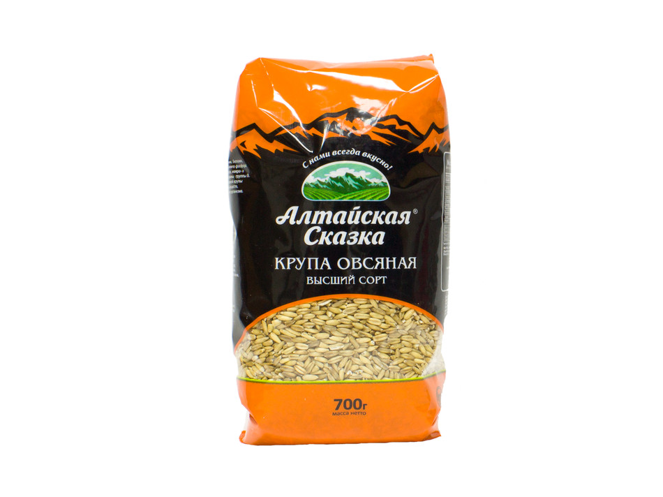 Крупа Овсяная недробленная  Алтайская сказка  700г - интернет-магазин Близнецы