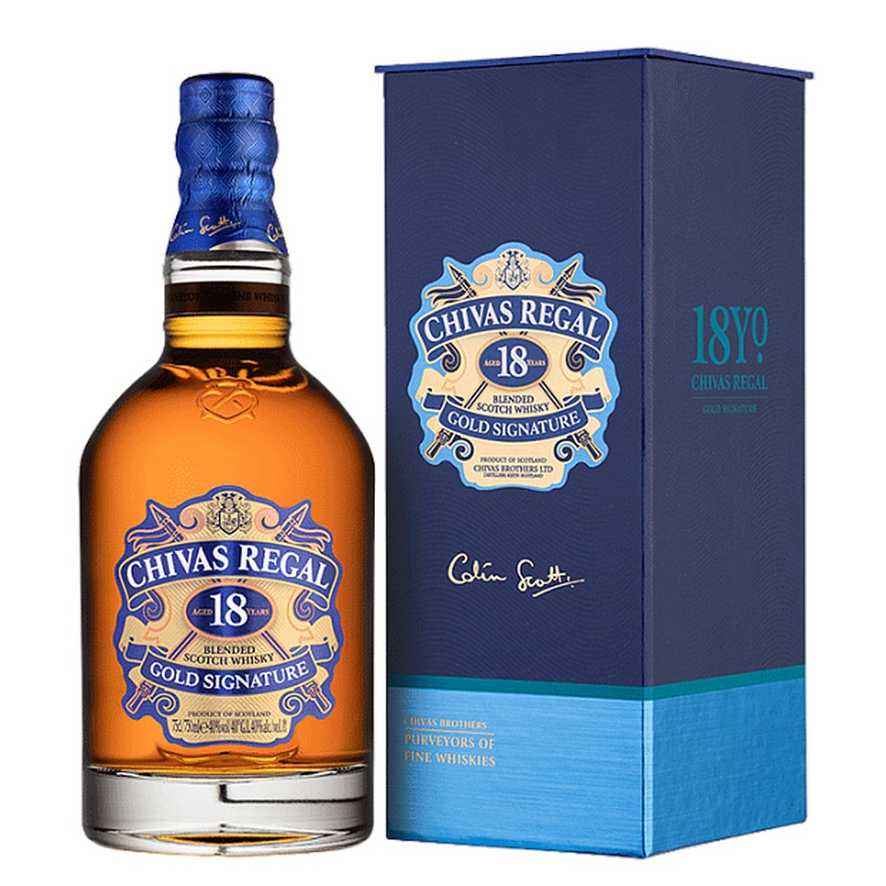 ***Виски Чивас Ригал 18 лет 0.75 л под уп  Великобритания  - интернет-магазин Близнецы