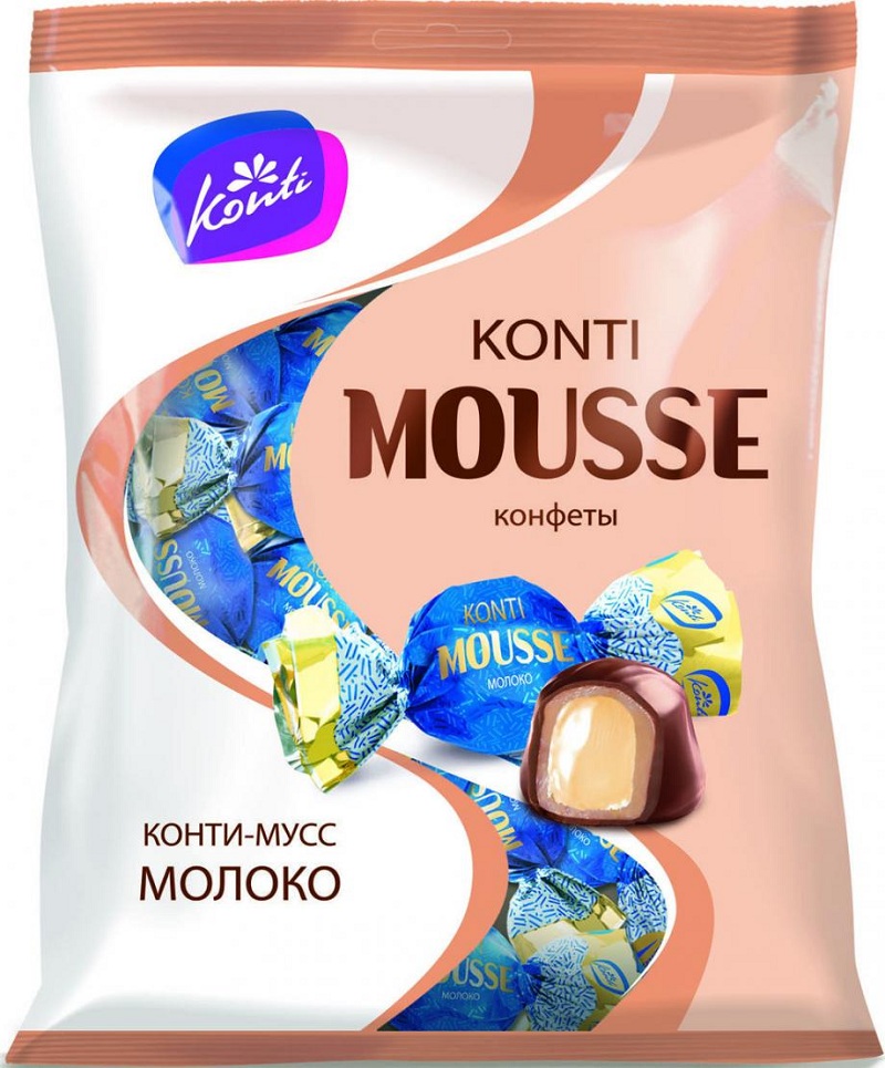 Конфеты конти. Конфеты Mousse молоко 240гр Конти-рус. Konti Mousse конфеты. Конфеты Конти мусс молоко 240г. Конфеты Konti мусс молоко, 240г.