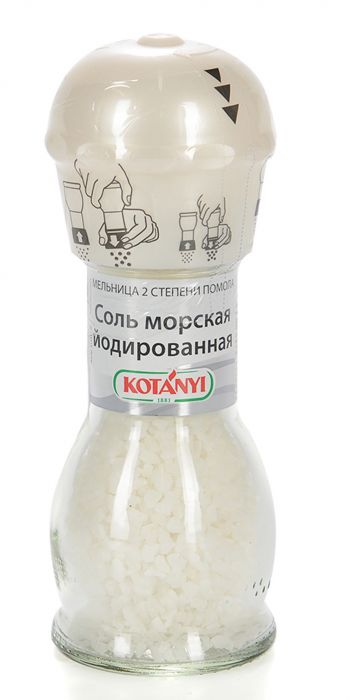 кт Приправа Соль морская Мельница 92г - интернет-магазин Близнецы