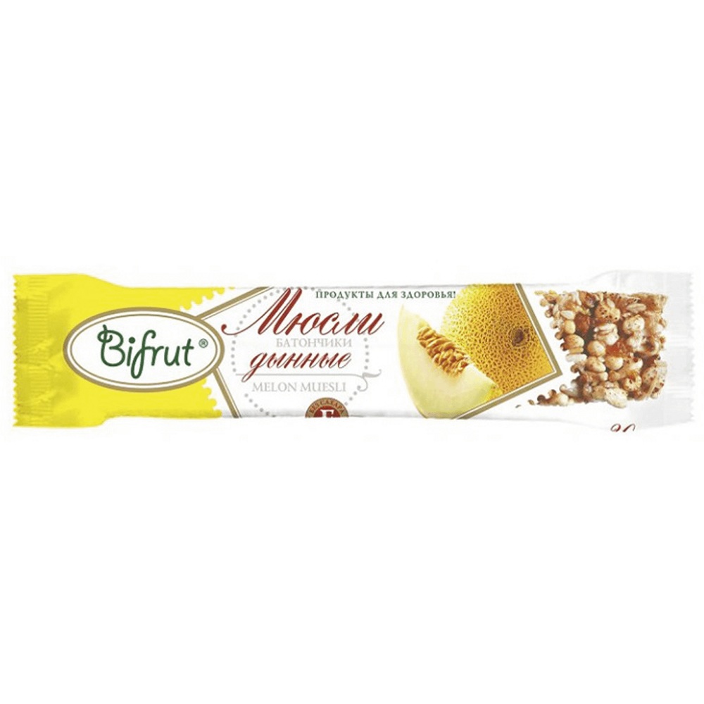 Д п Батончик-мюсли Бифрут на фруктозе дыня 30г шт \Диамир\ - интернет-магазин Близнецы