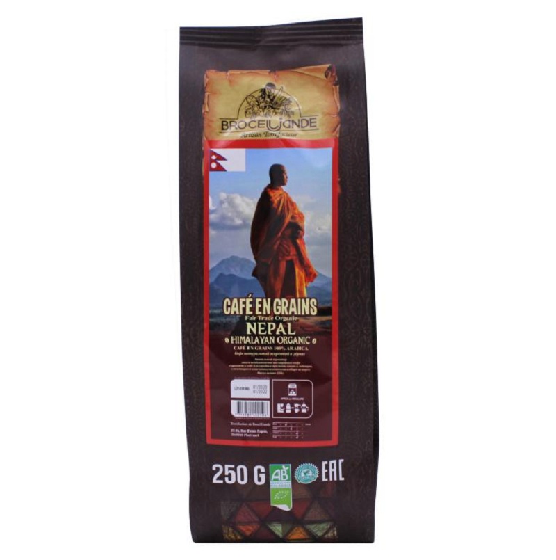 Кофе Broceliande Непал зерно 250г - интернет-магазин Близнецы