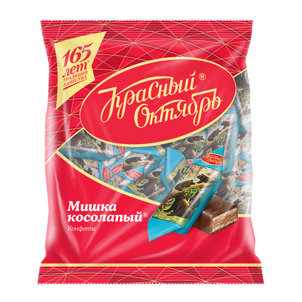 Конфеты Мишка косолапый  Красный Октябрь  200г - интернет-магазин Близнецы