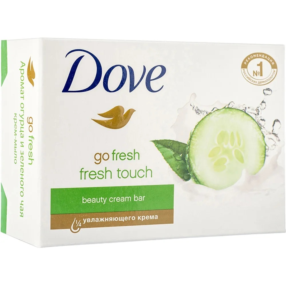 Мыло Дав Огурец и ПрикосновСвежести 135г - интернет-магазин Близнецы