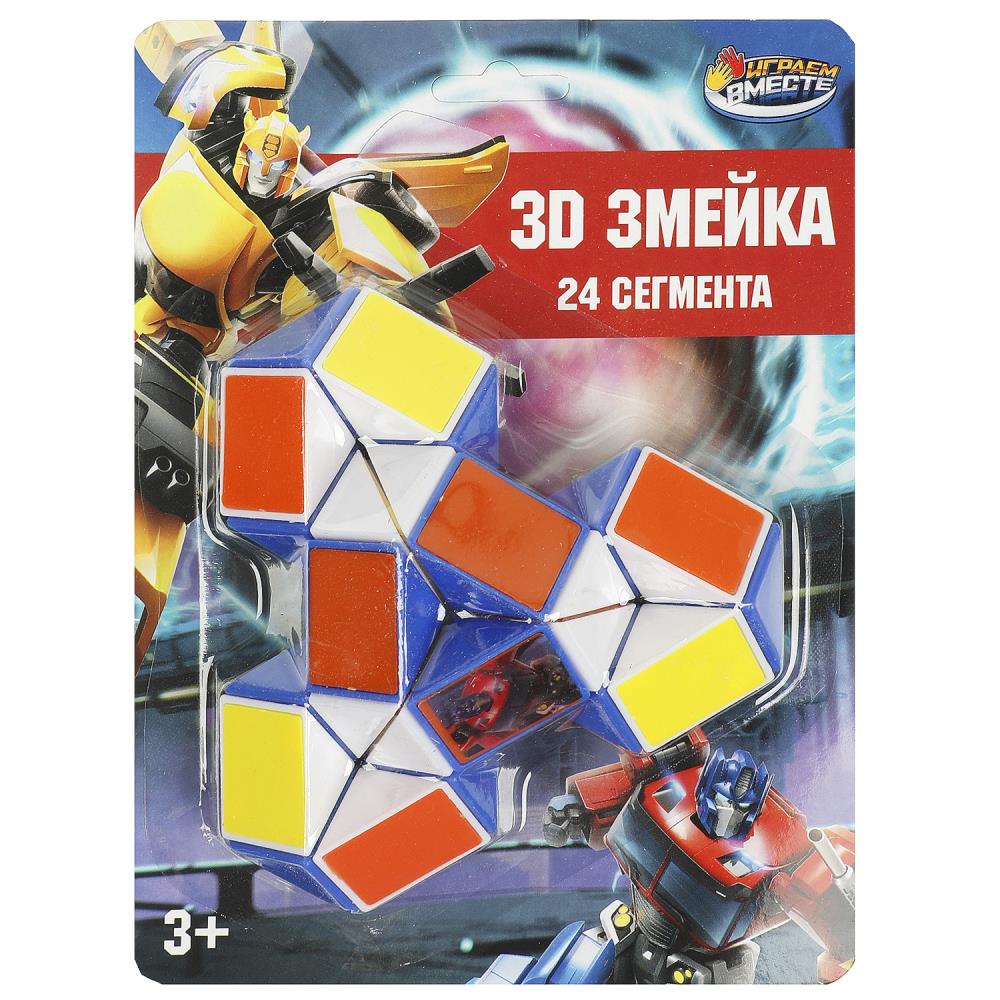 Игра логическая детская Играем вместе 3D-змейка, блистер, 19x14x5 см