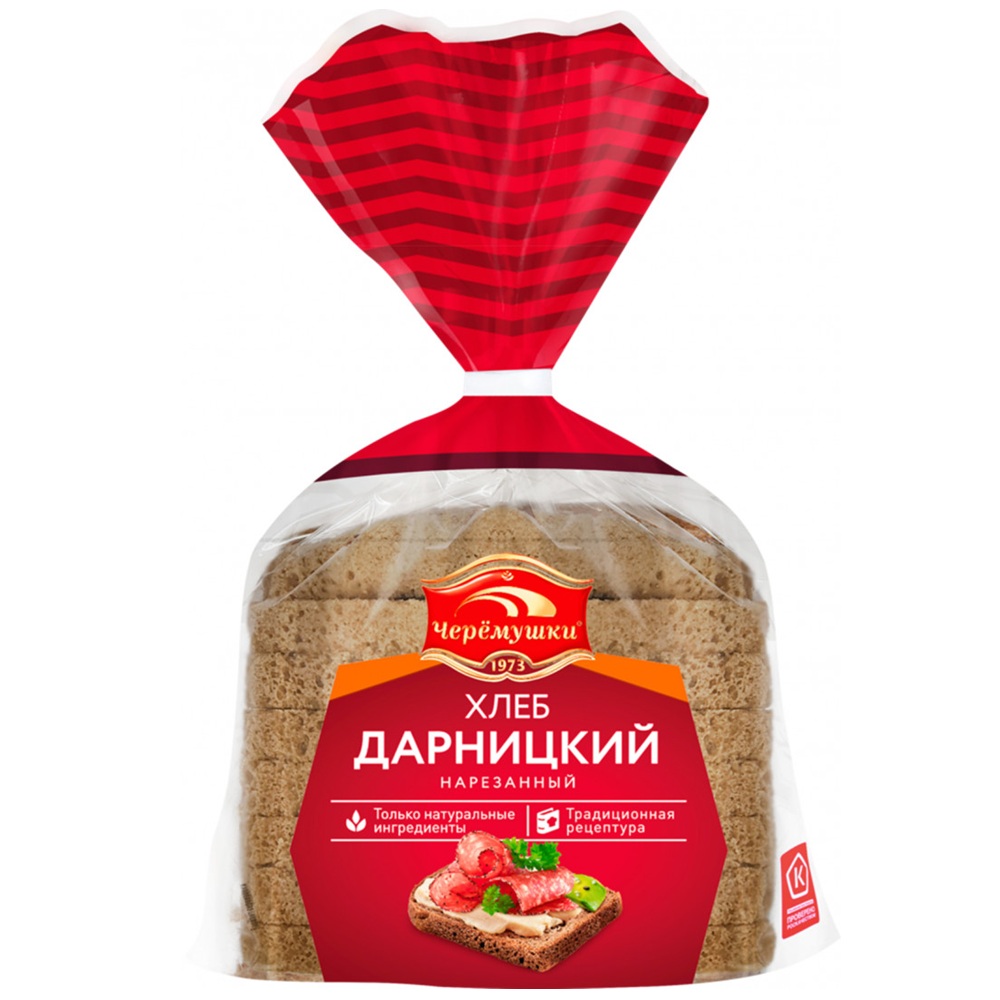 Хлеб Черемушки Дарницкий ржано-пшеничный в нарезке, 340 г