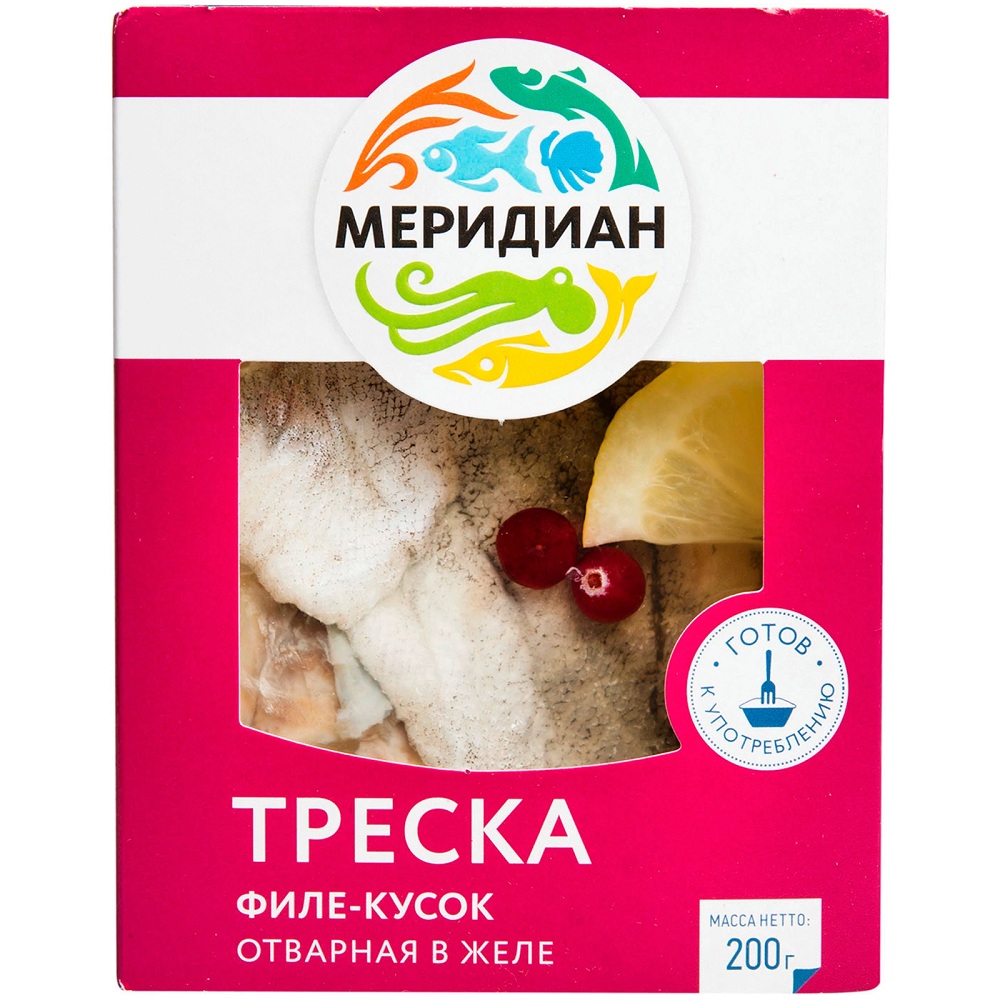 Треска в желе   Меридиан  200г - интернет-магазин Близнецы