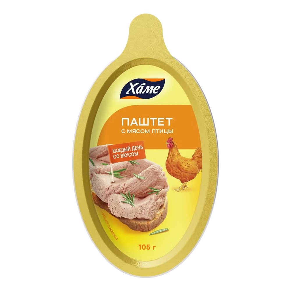 Паштет Хаме с мясом птицы, 105 г