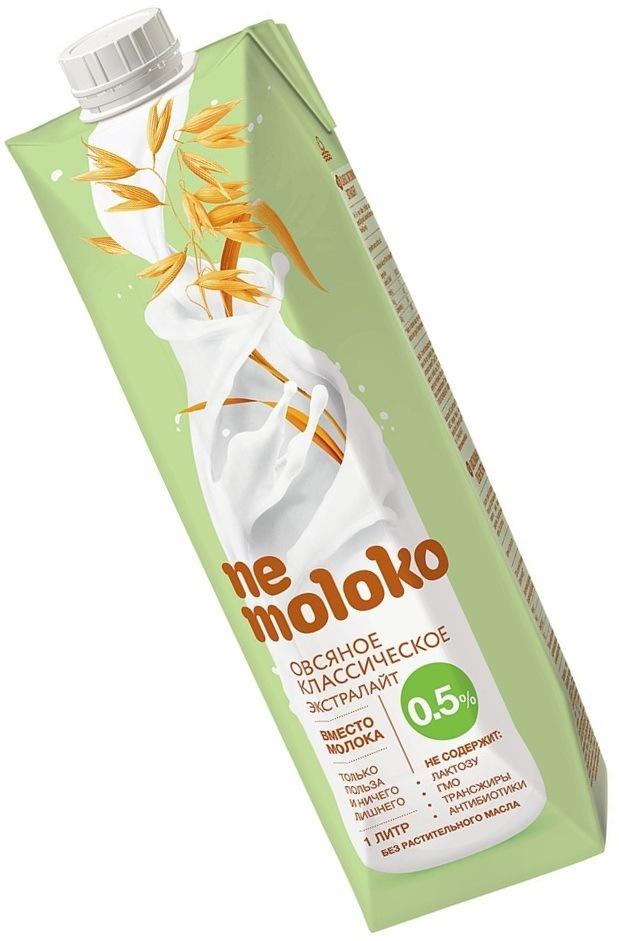 Напиток овсяный 0.5% Экстралайт НеМолоко 1л шт - интернет-магазин Близнецы