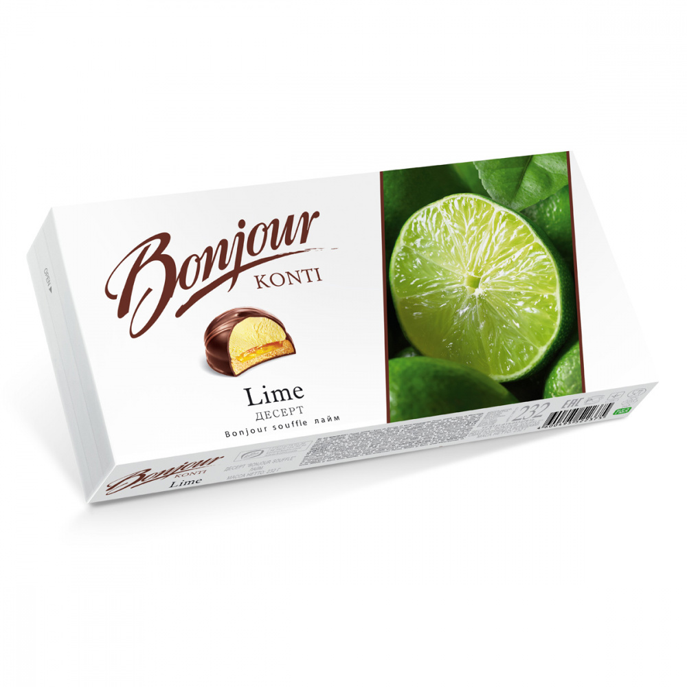 Печенье Конти Бонжур Лайм 232г - интернет-магазин Близнецы