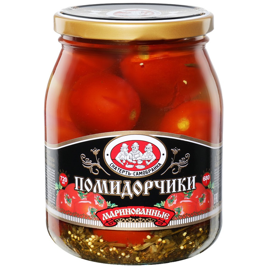 Помидоры Скатерть-самобранка маринованные, 680 г