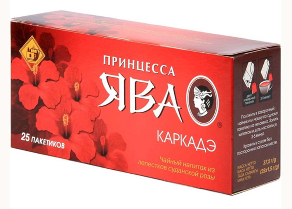 Чайный напит Принцесса Ява Каркадэ 37.5г - интернет-магазин Близнецы