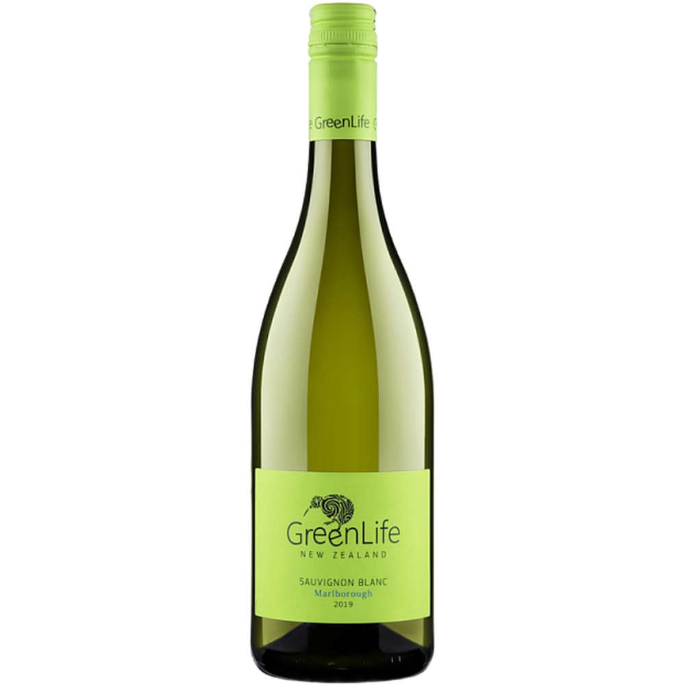 Вино ГринЛайф Мальборо Совиньон Блан бел сух 0.75 л  Новая Зеландия   - интернет-магазин Близнецы
