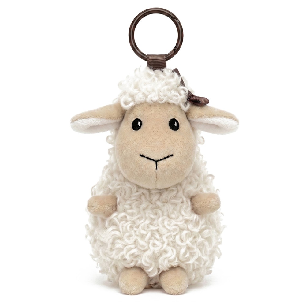 Игрушка мягкая MaxiToys Овечка Белая, 12 см