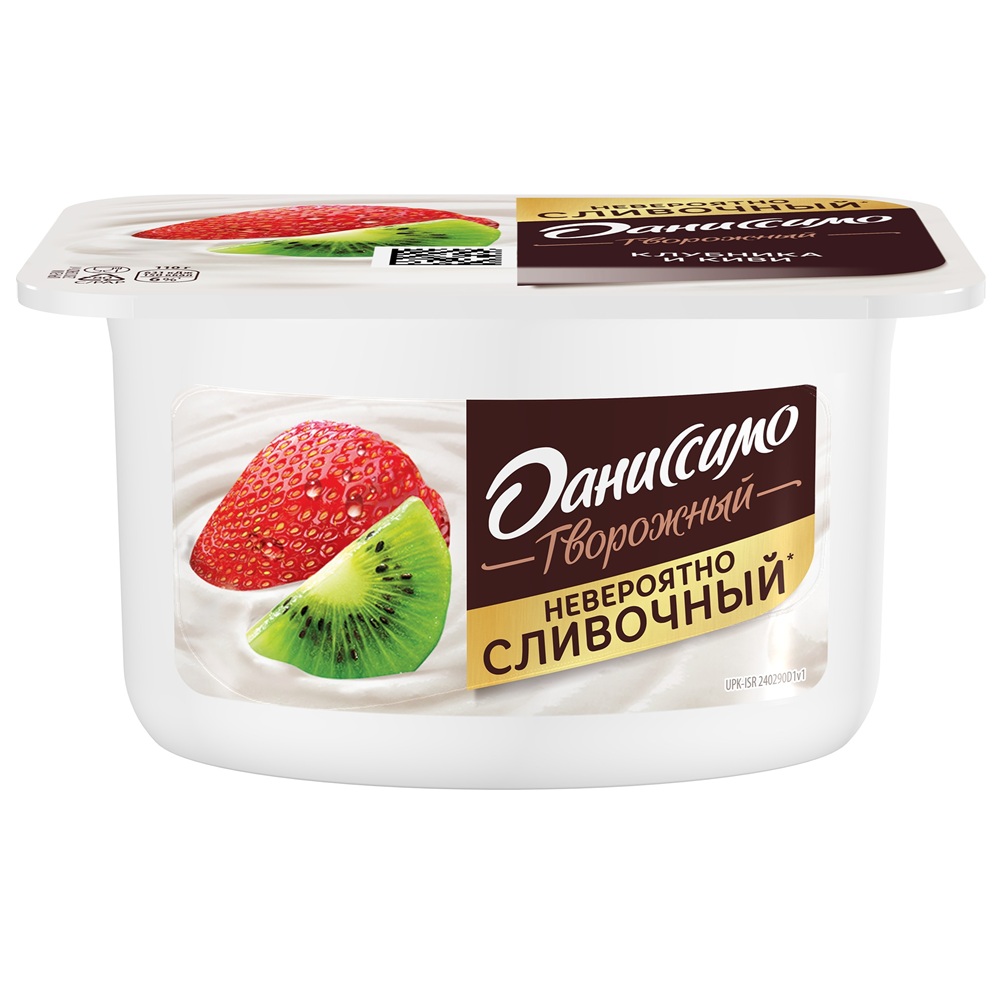 Данон Даниссимо творож с клубникой киви 110г шт - интернет-магазин Близнецы