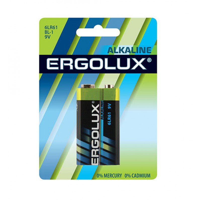 Эл п Ergolux Алк 6LR61 - интернет-магазин Близнецы