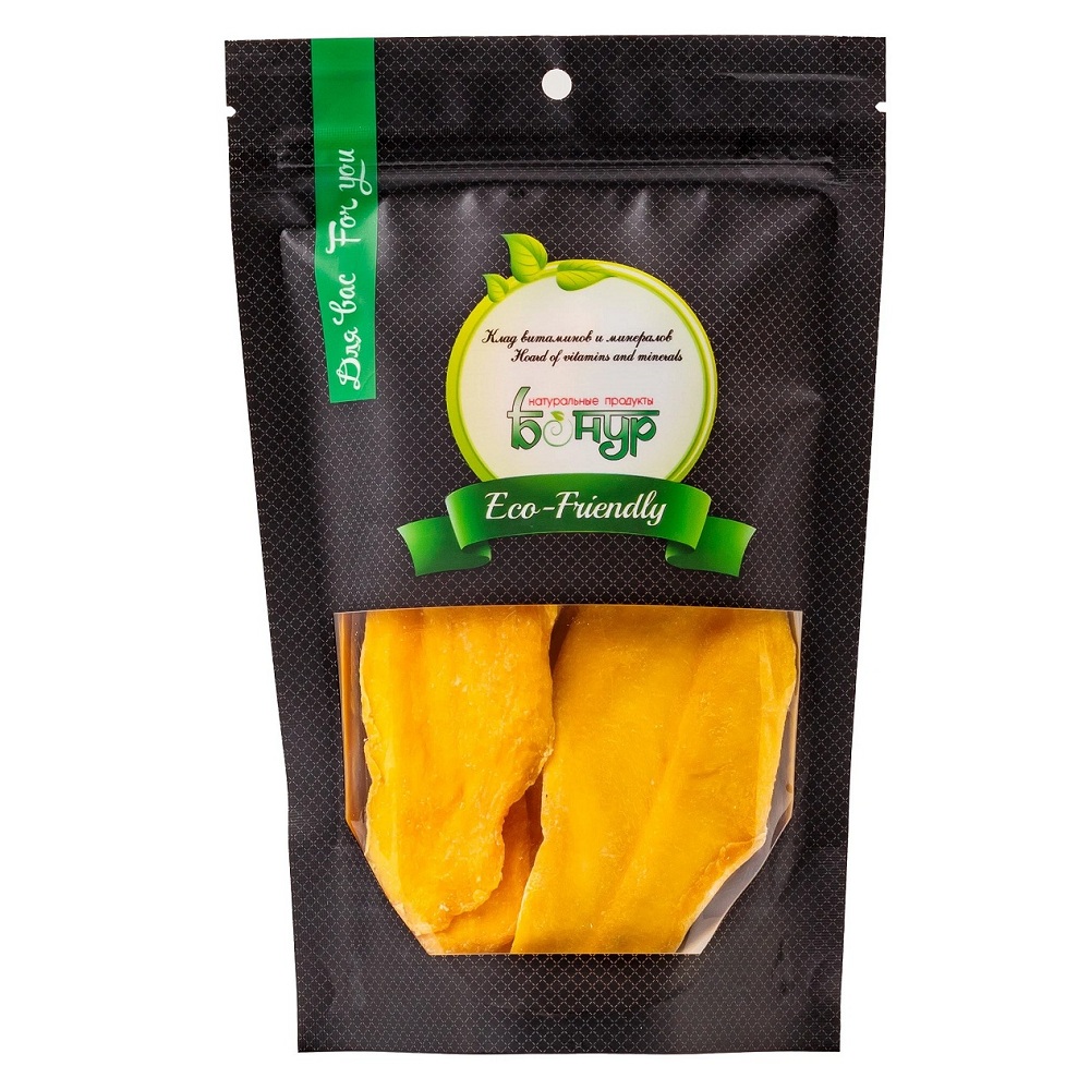 Манго сушеное (язычки)  Бонур  150г упак  - интернет-магазин Близнецы