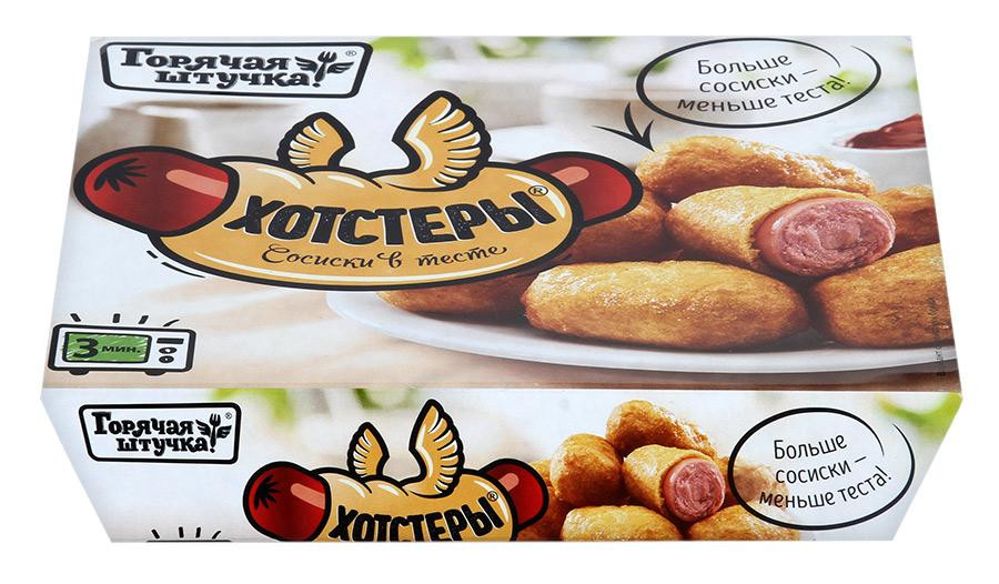 Хотстеры (сосиски в тесте)  Горячая штучка  250г - интернет-магазин Близнецы