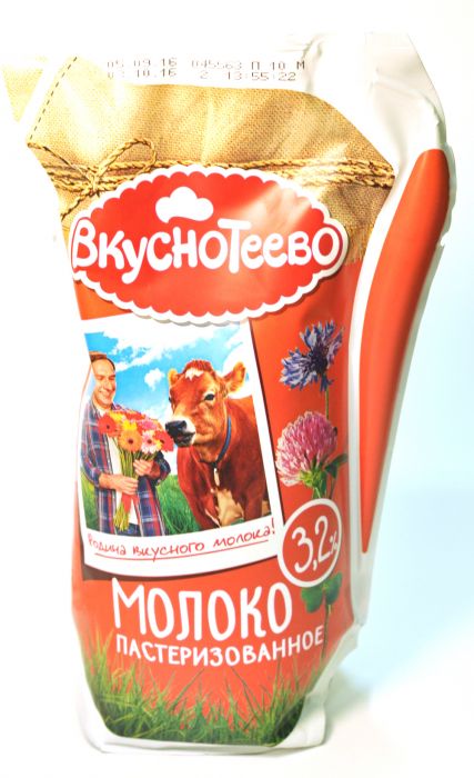Молоко паст 3.2% Вкуснотеево (кувшин)  Воронеж  870мл - интернет-магазин Близнецы