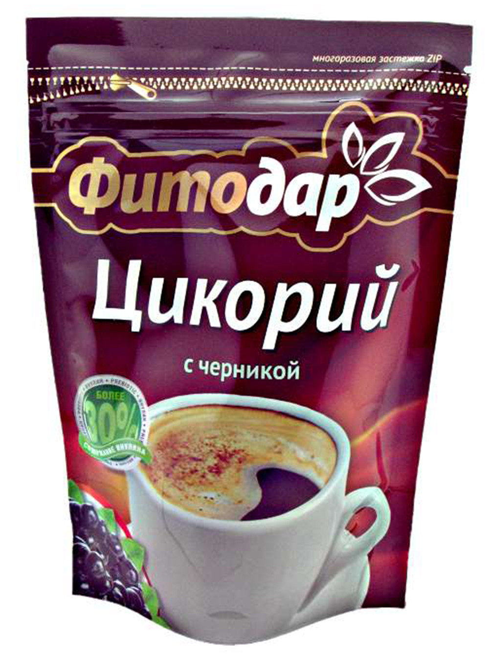 Цикорий Фитодар с черникой пак 100г - интернет-магазин Близнецы