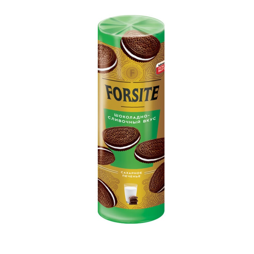 Печенье Forsite Сэндвич шок-слив вкус 220г - интернет-магазин Близнецы