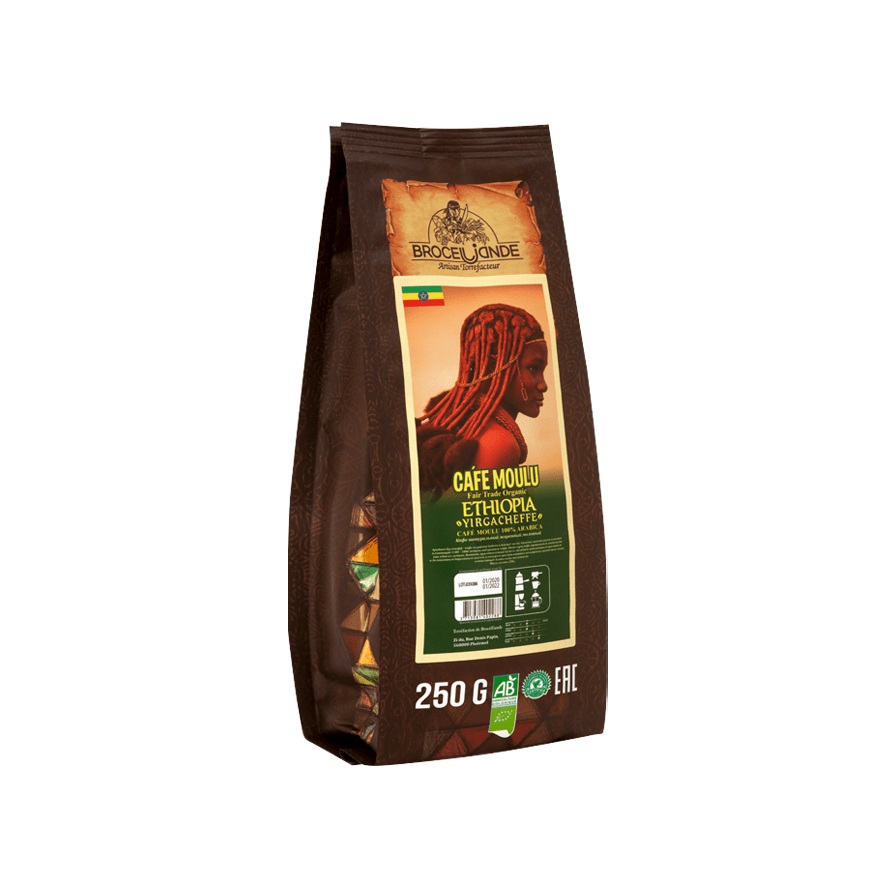 Кофе Broceliande Эфиопия молотый 250г - интернет-магазин Близнецы